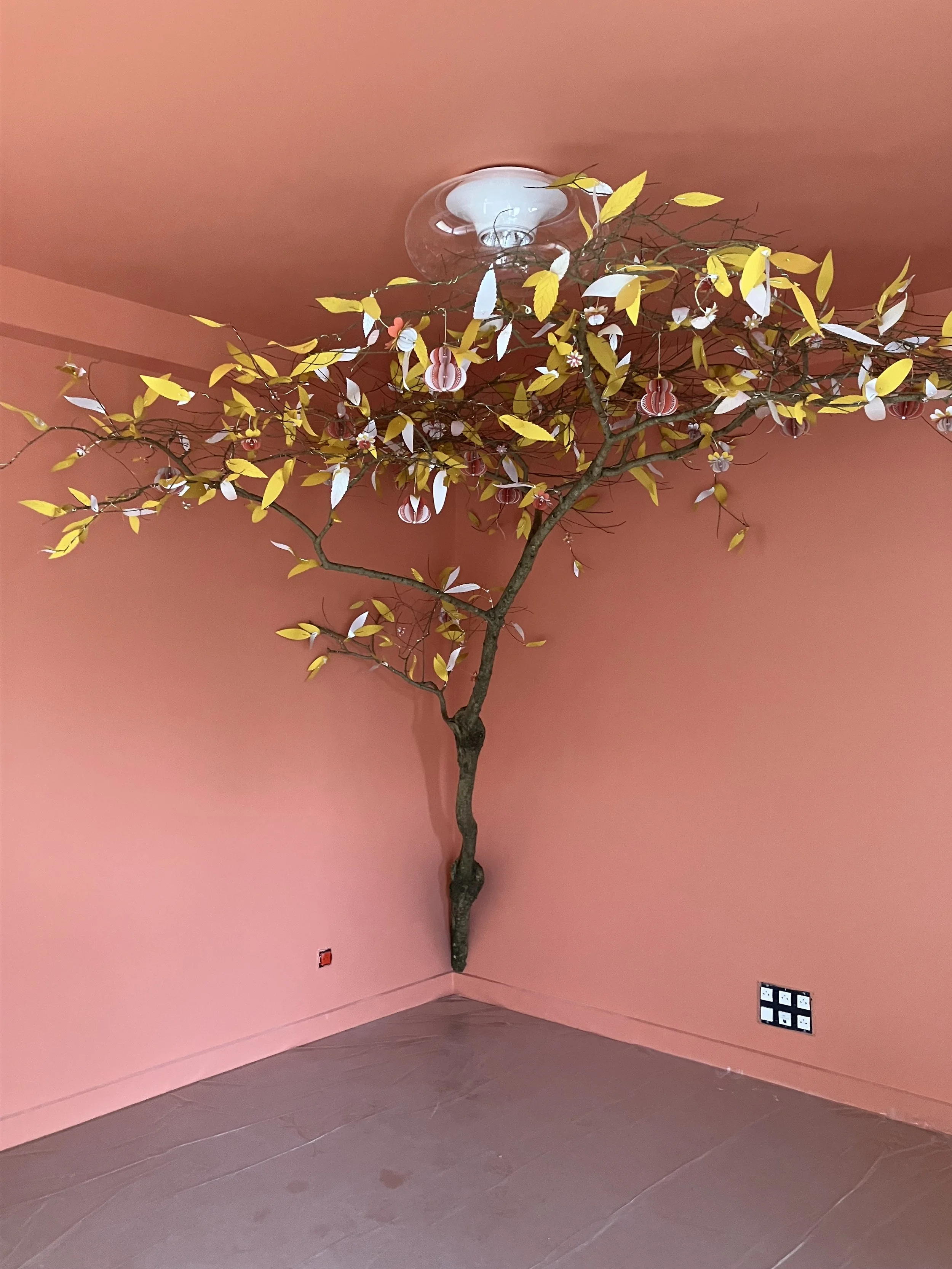 Arbre signature pour Maison Axélie à Niort, nouveau lieu de l’entreprise Marcireau. 