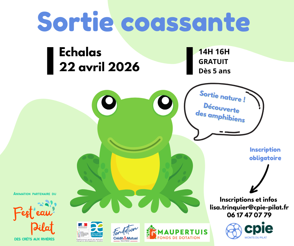 Sortie coassante le 22 avril à Echalas