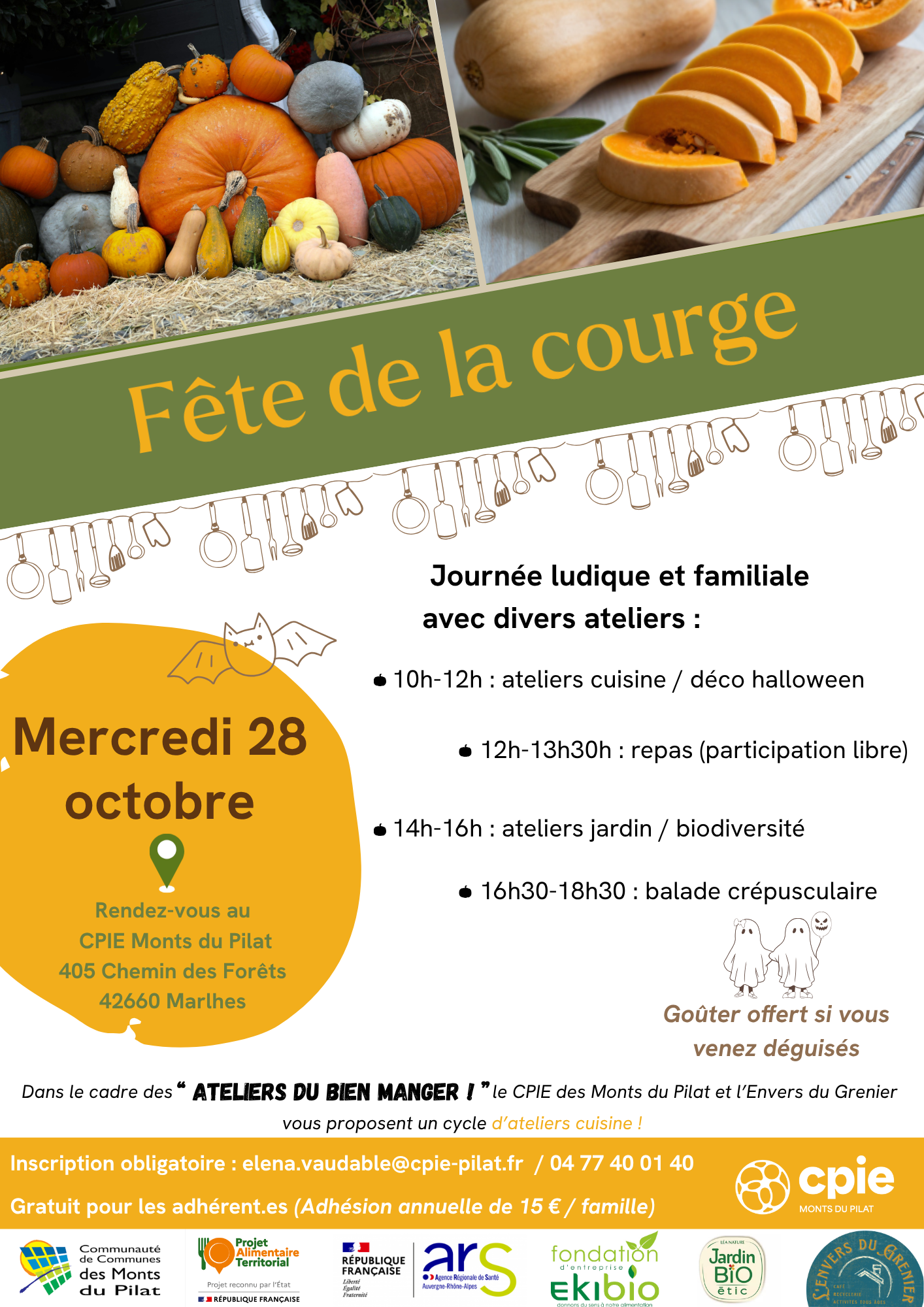 Fête de la Courge le Mercredi 28 octobre