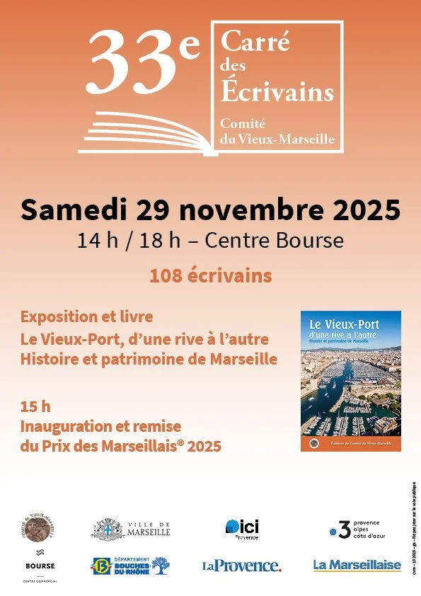 Carré des écrivains 33ème édition Centre Bourse Marseille