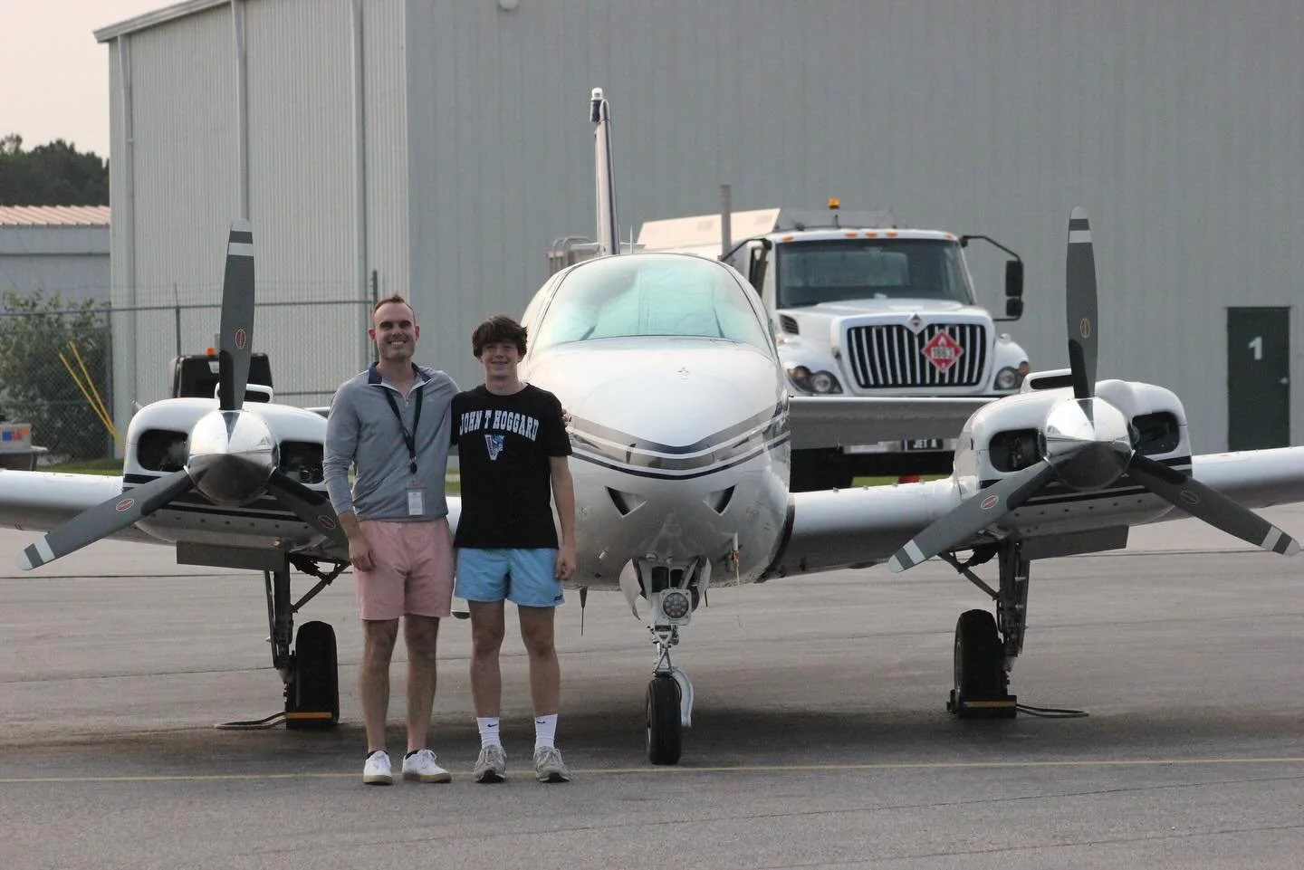 Starting the next generation of aviators out right! 🛩️ This young man already demonstrates superb multi-engine flying skills. We look forward to seeing where his flying career takes him! 👨&zwj;✈️ 
➡️➡️ check out our website- airplanemultienginetrai