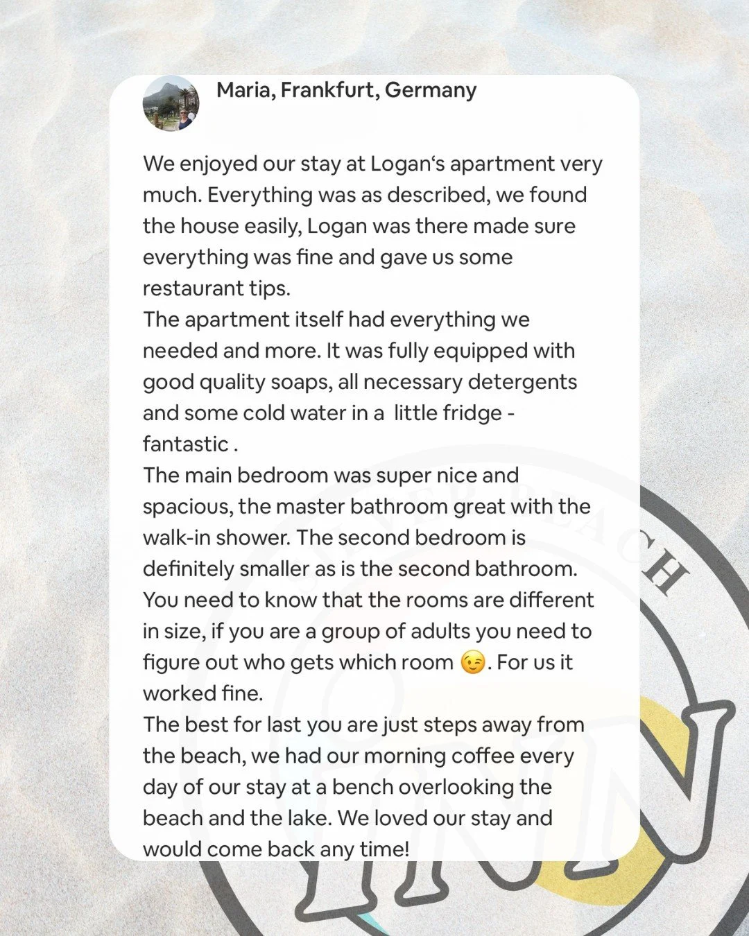 SBI Spotlight✨ The current runner-up for longest distance traveled ✈  All the way from Frankfurt, Germany. 🇩🇪 

I've actually had the privilege of visiting this place myself so it was extra cool to host Maria and her group!

These reviews stand as 