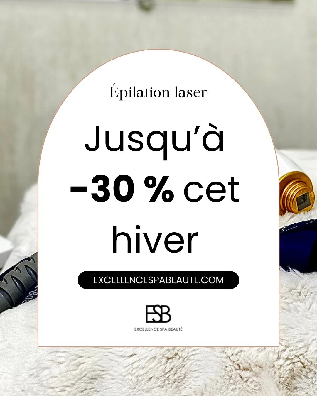Dites adieu aux poils ind&eacute;sirables 🌿

Profitez de 15 % &agrave; 30 % de r&eacute;duction sur toutes nos formules d'&eacute;pilation laser. Nos traitements sont s&eacute;curitaires, personnalis&eacute;s et adapt&eacute;s autant aux femmes qu'a