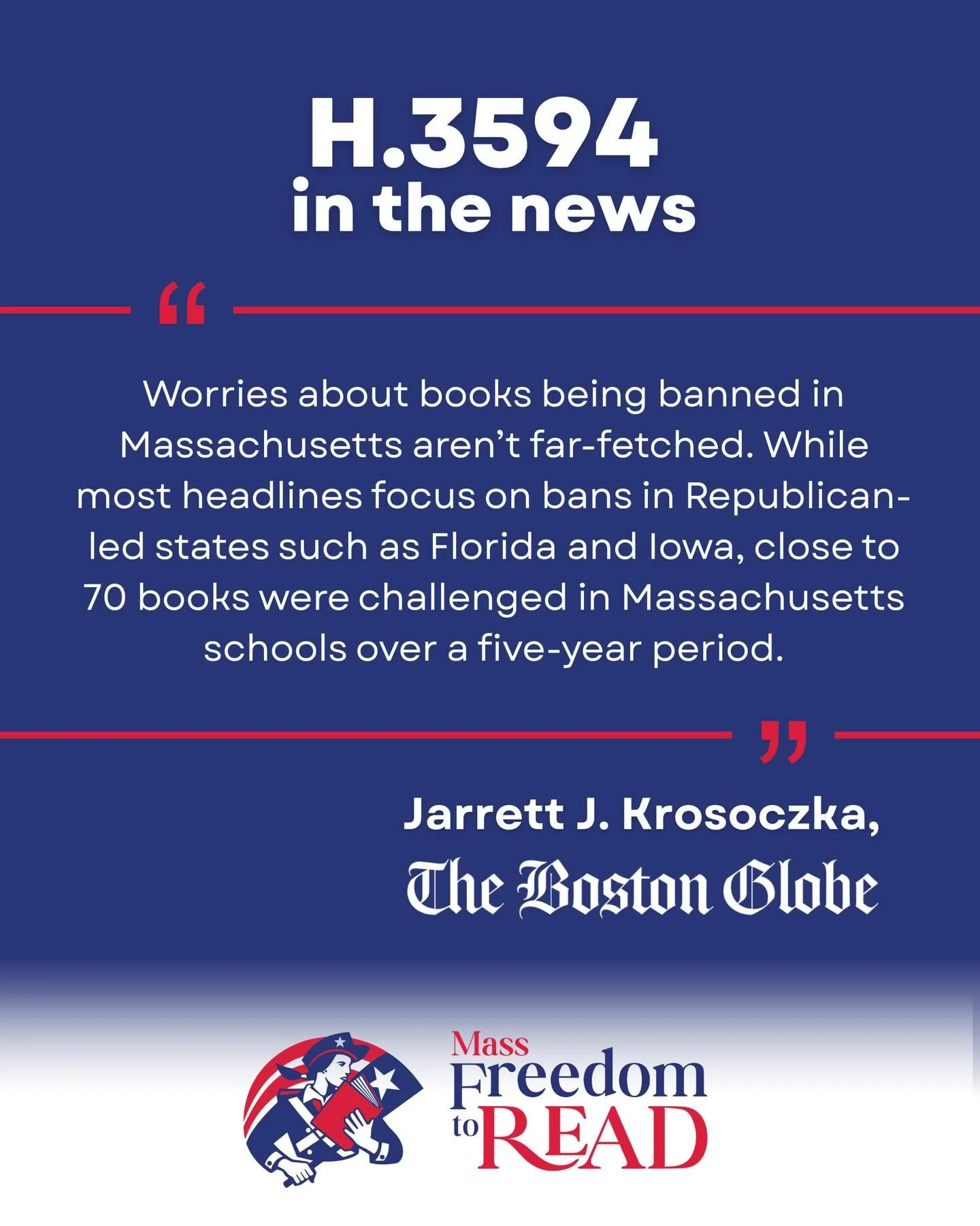 Thank you to @studiojjk for this great @bostonglobe op-ed about the importance of H.3594!

If you love libraries, support H.3594&mdash;call your state representative today!

Have you contacted them already? Reach out again and ask for an update. This