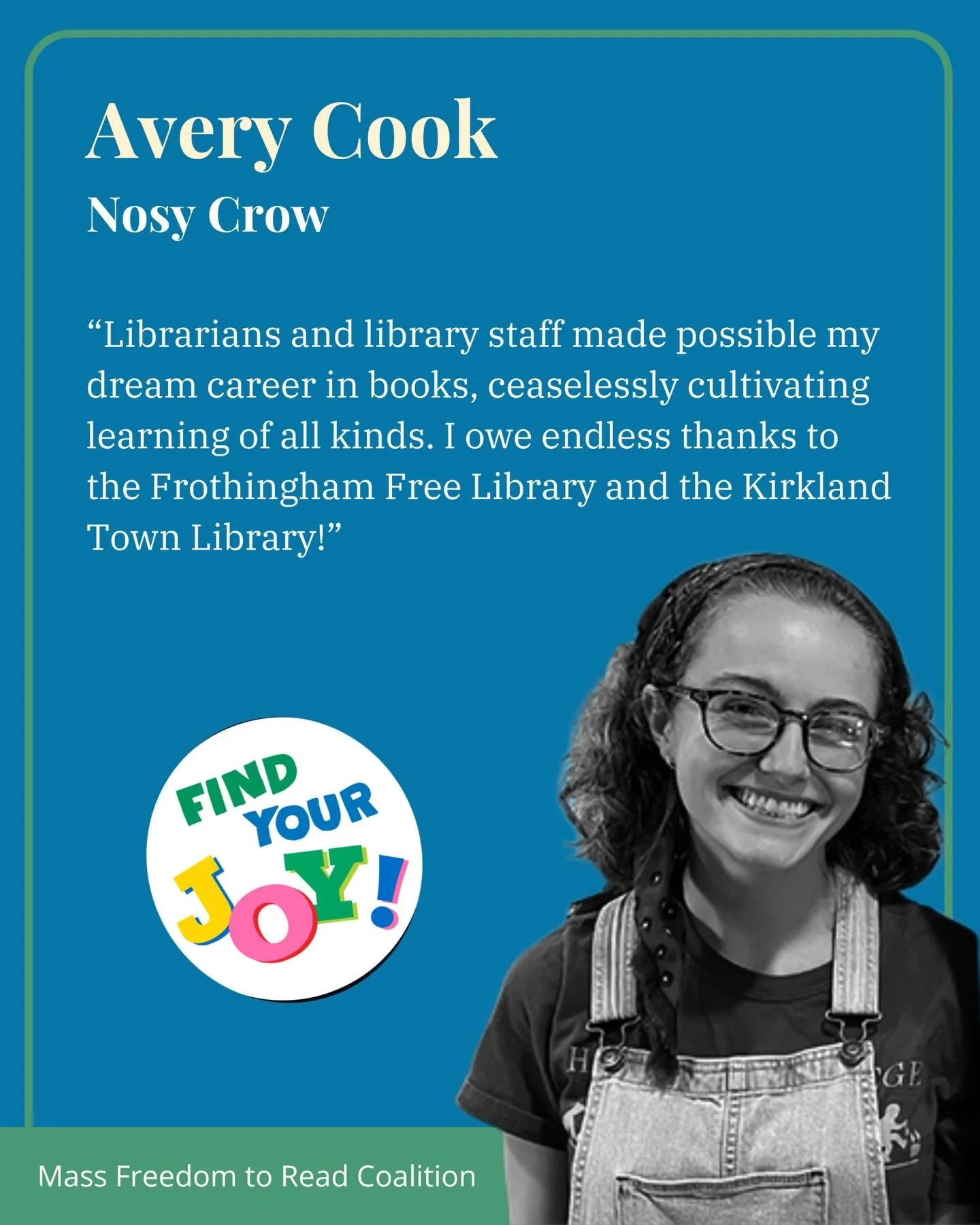 To wrap up our celebration of Library Week, we have Avery Cook at @nosycrowus.

Thank you for joining us for Library Week, everyone! And please tell your friends to contact their state reps about H.3594, and reach out yourself using the link in our b