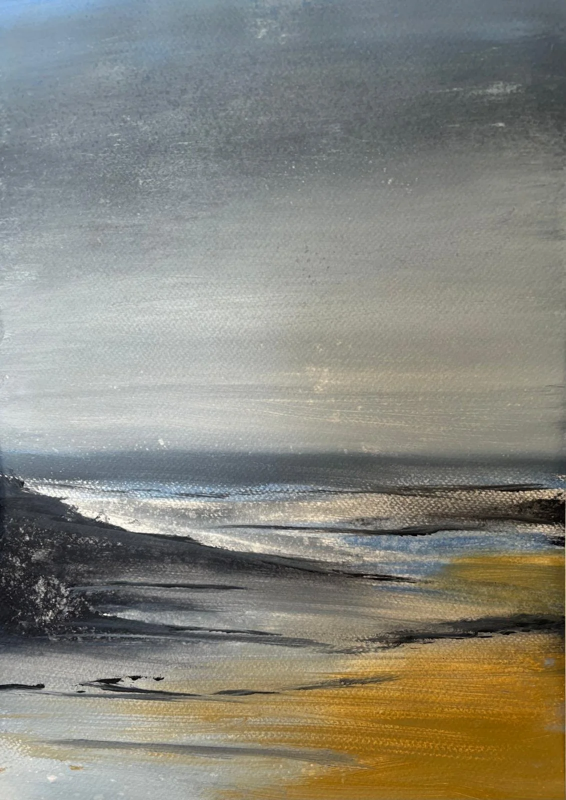 Evening Cove Acrylic on Canvas- 42 x 30cm 