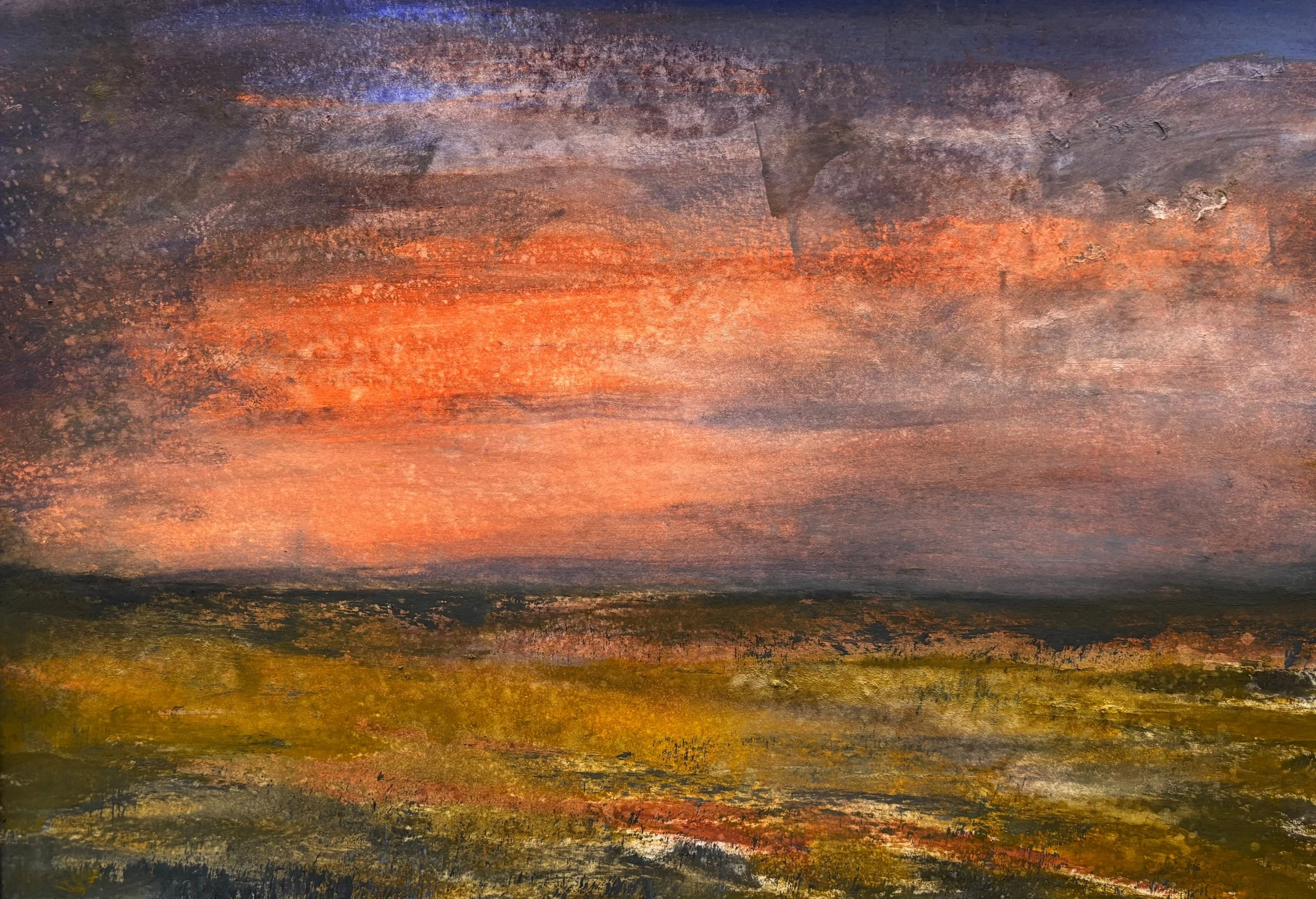 Dawn on the Heath Acrylic on Canvas - 55 x 46cm