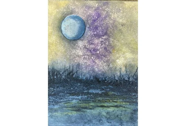 Dark Sky  Acrylic on Canvas- 42 x 30cm