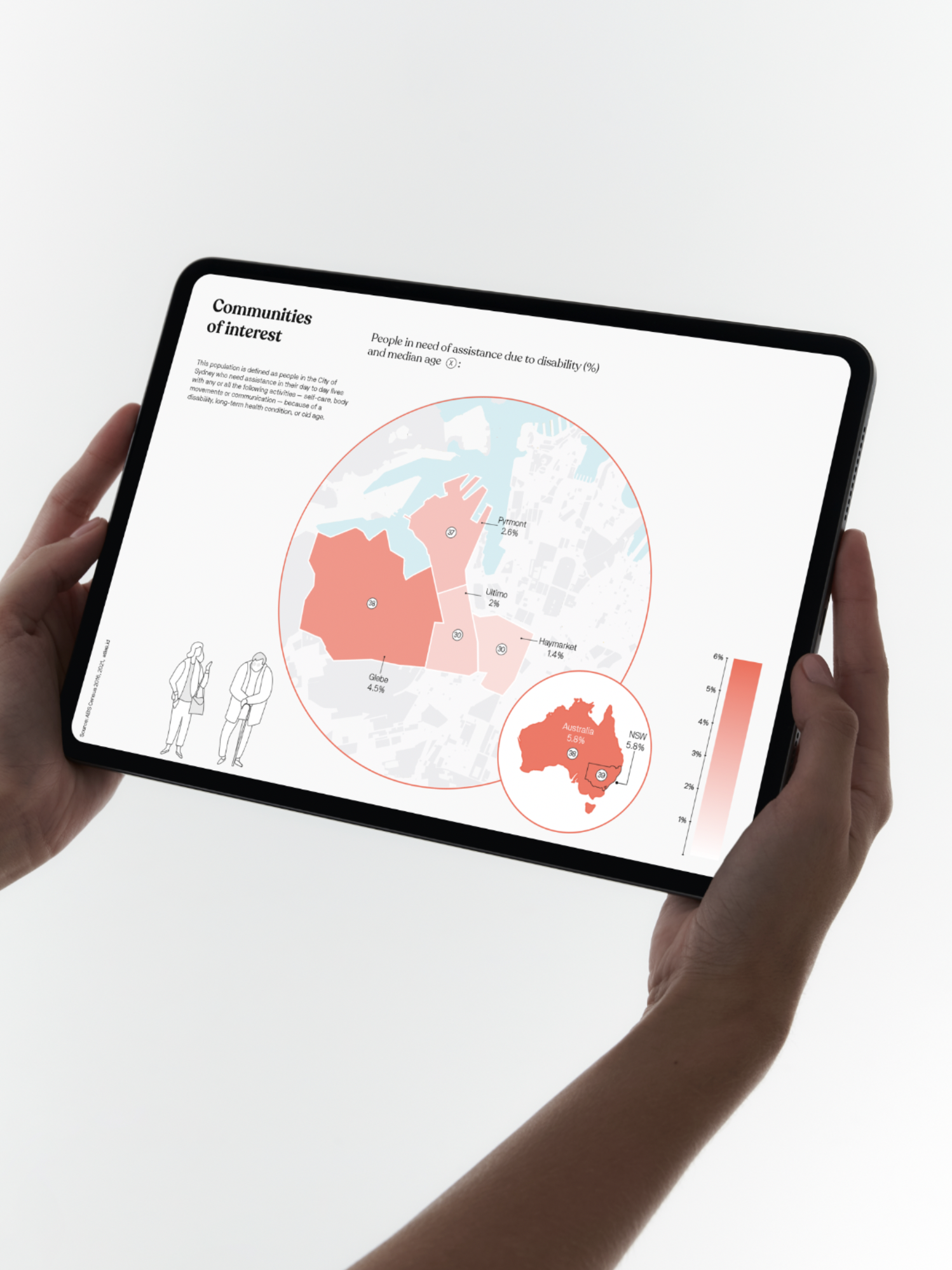 Communicating place-based data to map social equality and inclusion