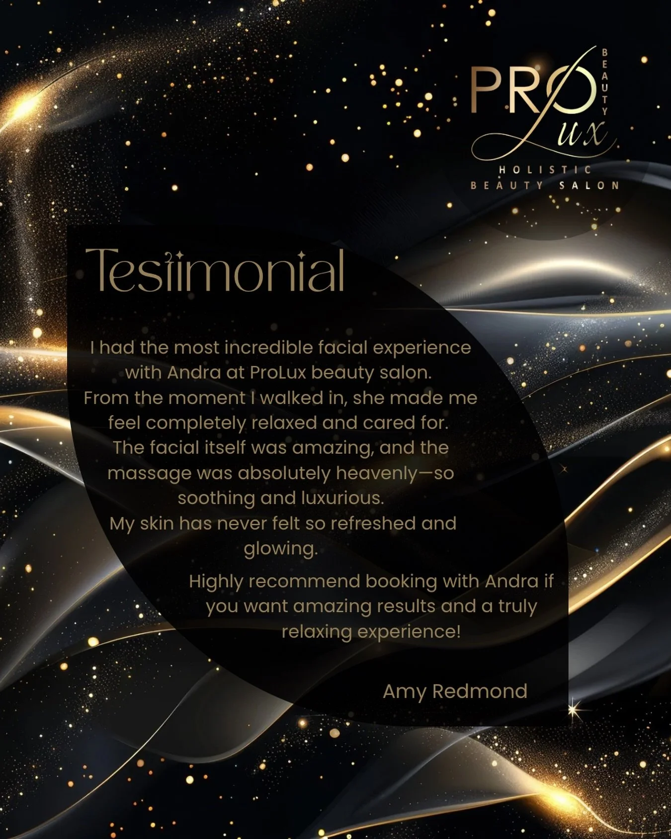 ✨ Client Love at ProLux Beauty Salon ✨

There is nothing more rewarding than knowing my clients leave not only glowing on the outside, but feeling deeply relaxed and cared for within. 💜

#testimonial #clientfeedback #facial #proluxbeautysalon #facia