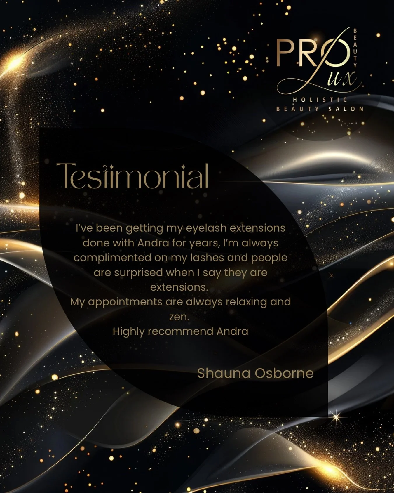 When your lashes look so good people think they&rsquo;re yours&hellip; and your appointment feels like therapy 🤍✨ This is the ProLux experience 💜✨

#testimonial #lashes #lashesgorey #lashesgoreybusinesspark #clientlove