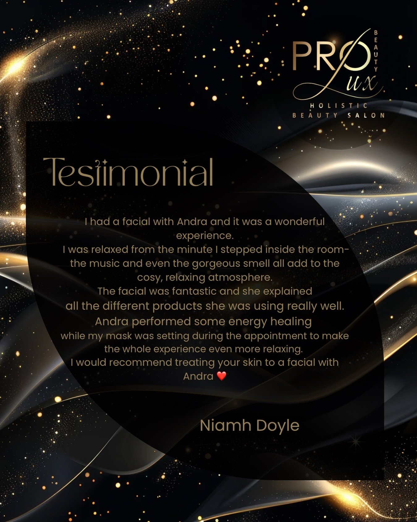 ✨ ProLux Activation Ritual Facial ✨ 

More than a facial &mdash; it&rsquo;s a skin awakening. 
This luxurious ritual deeply cleanses, activates circulation, and restores your natural glow while calming the mind and energising the skin. 

A true momen