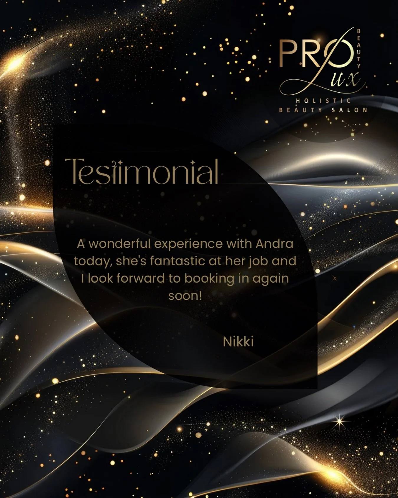 Words are so powerful, my clients feedback is what keeps me going &amp; knowing that I am doing what I am meant to be doing 🙏🫶

Thank you 💜

With Gratitude,
Andra

#clienttestimonial #beautysalon #goreysalon #facialsgoreybusinesspark #proluxbeauty
