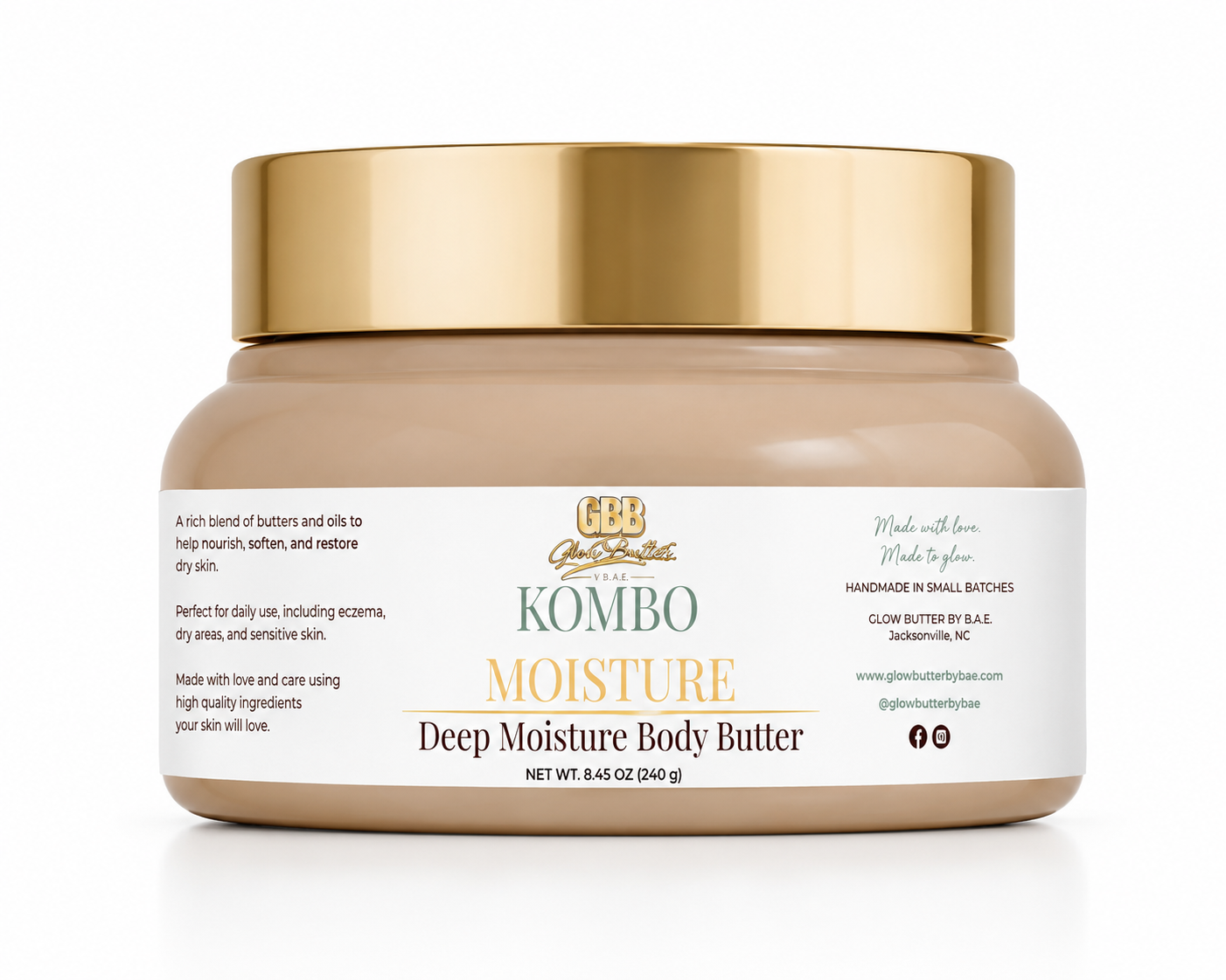 Kombo Moisture Body Butter | Eczema Relief & Deep Hydration
