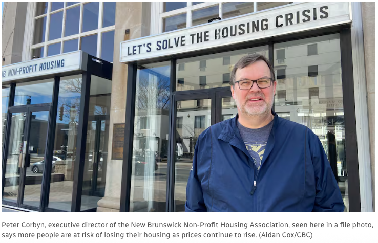 Housing crisis in New Brunswick could get worse, with more people at risk, advocates warn