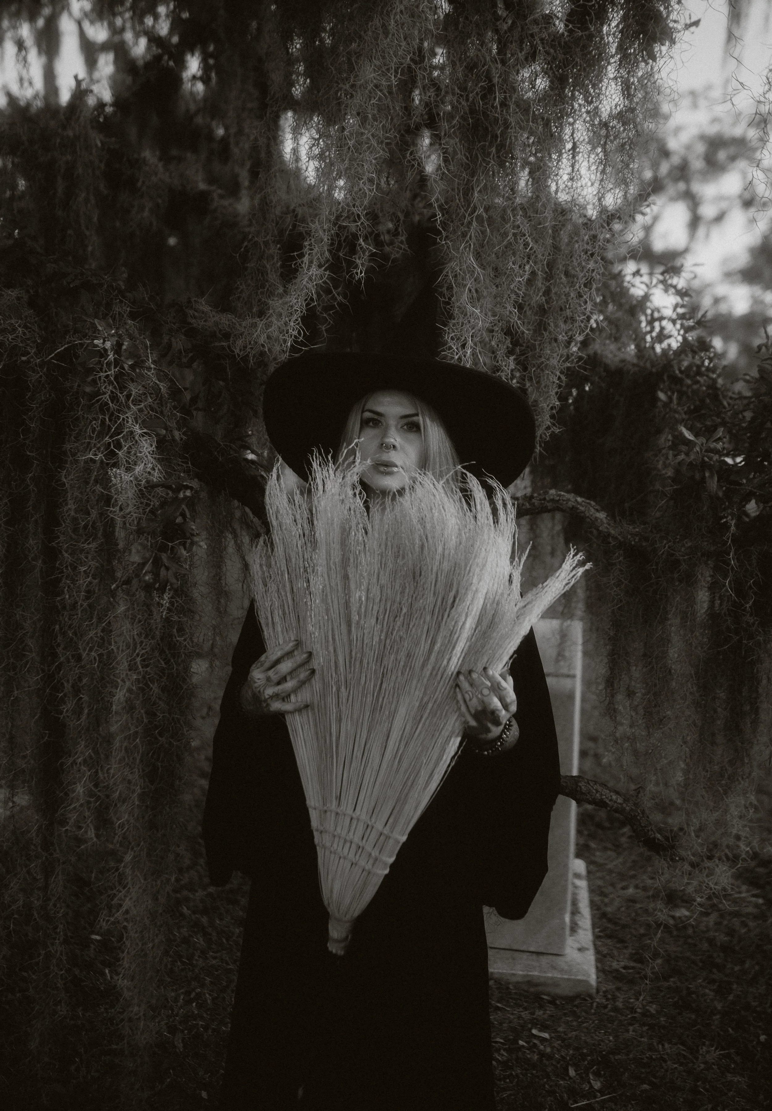 - The Witching Hour -                cemetary witch photo shoot