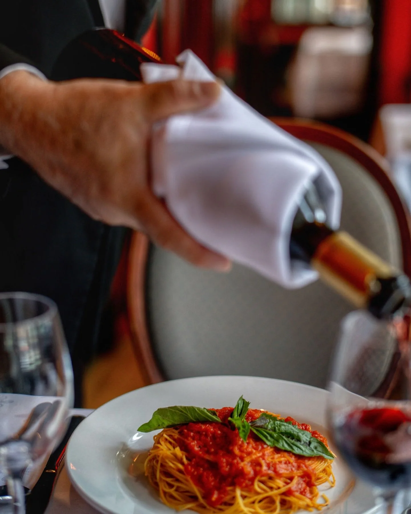 Beautiful sight 🍷 🍝 

#nyc #nycfood #wine #food  #italianfood