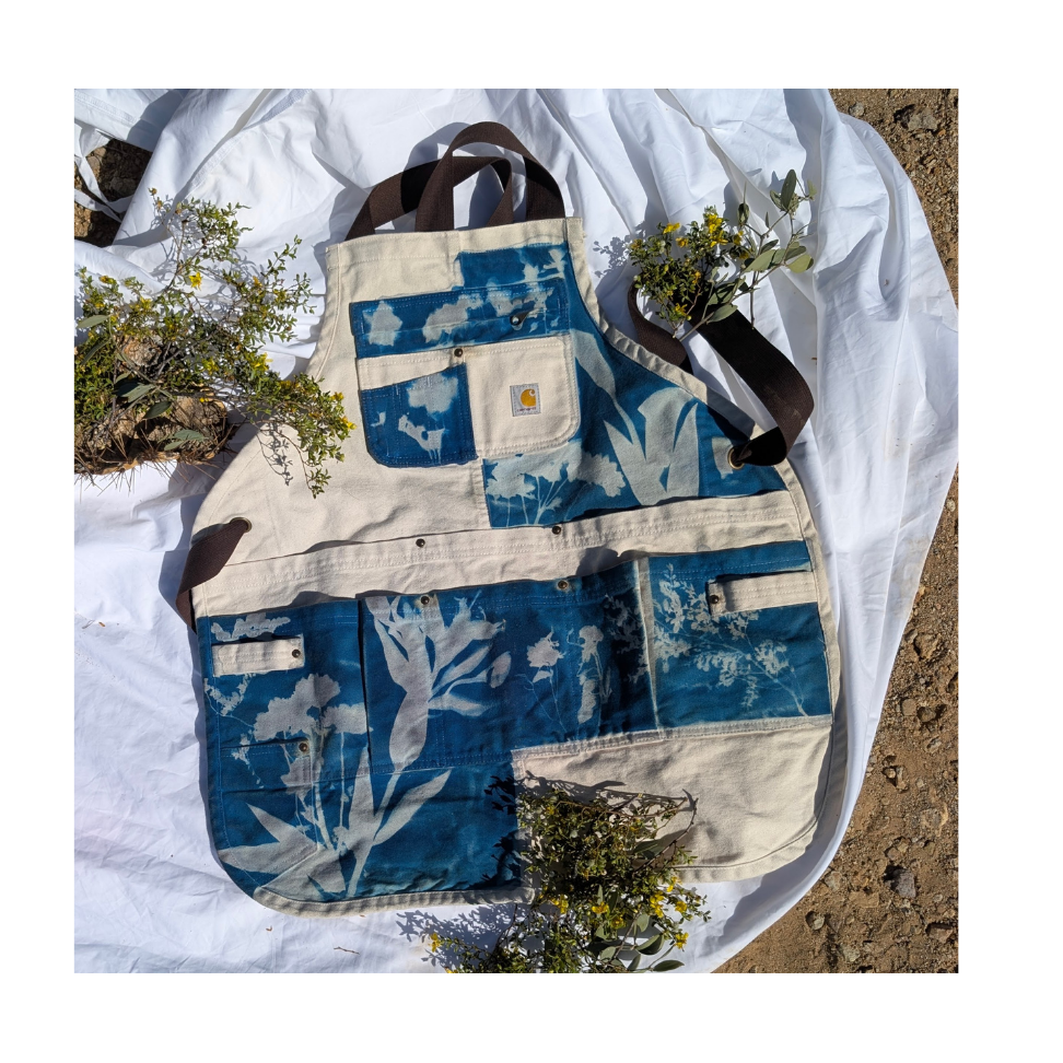 Carhart apron with desert botanicals | Adjustable
