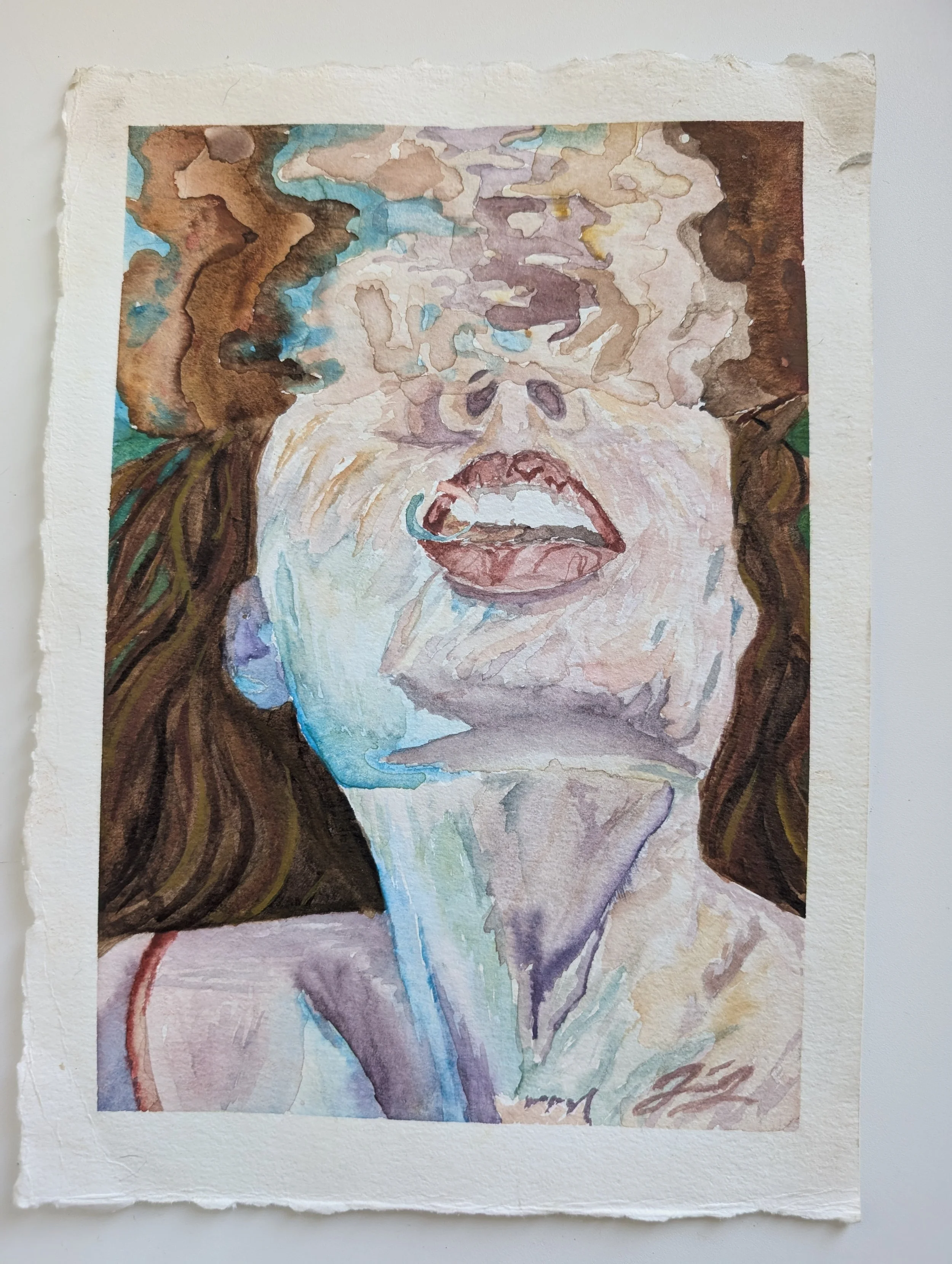 Drowning to Live (Original 10x 14)