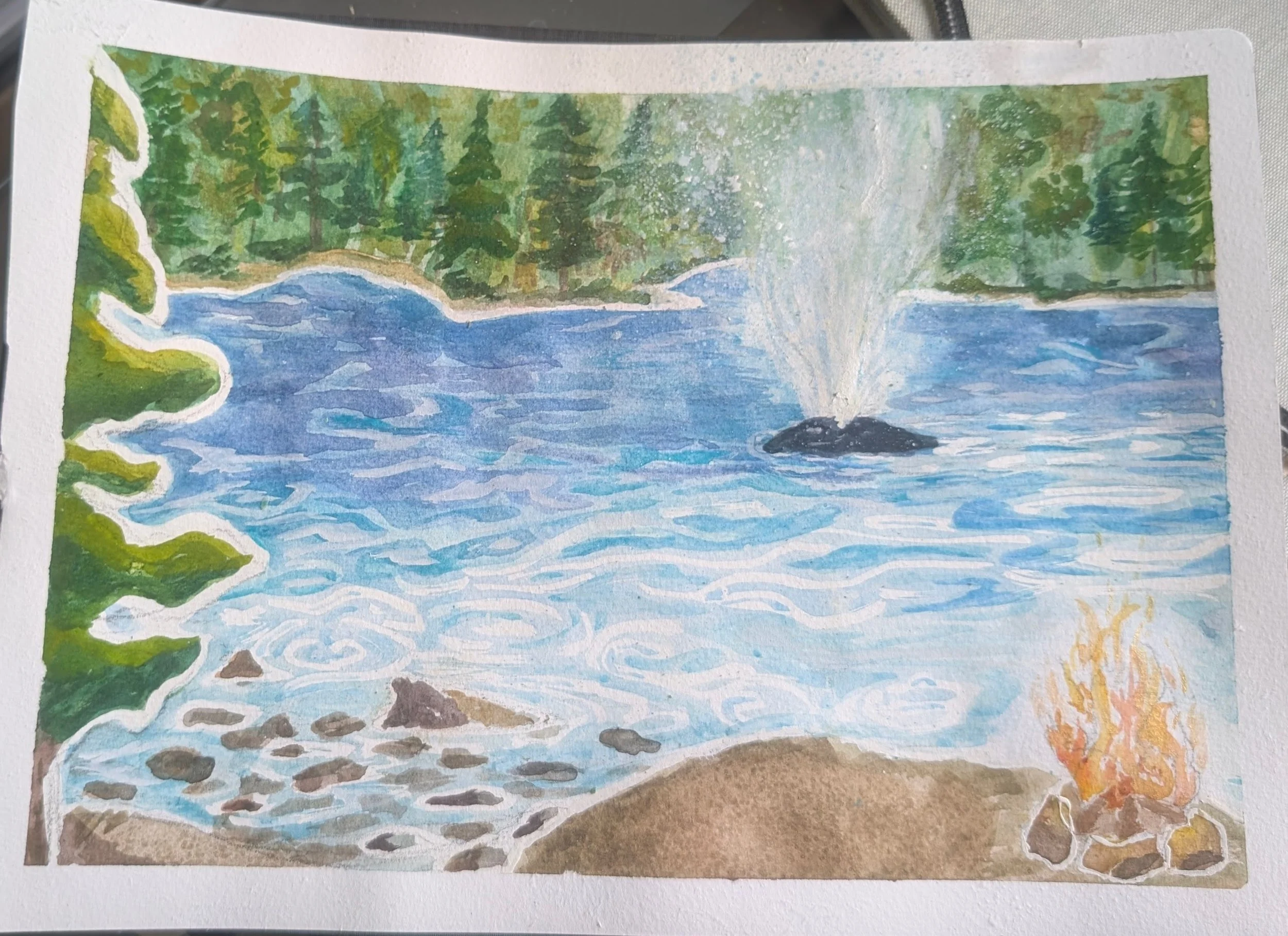 The Unexpected Neighbor ( Prints)