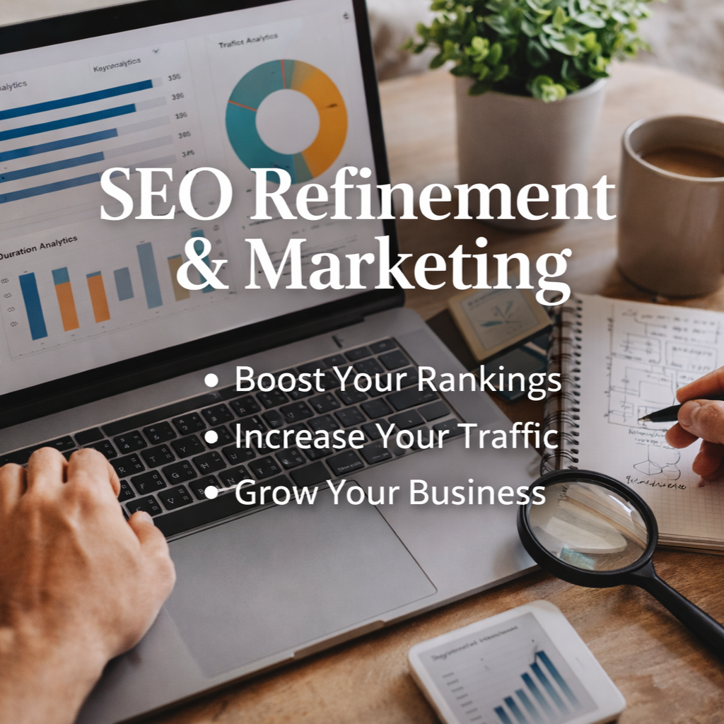 SEO  Refinement of you current website/ Buisness Consultation | hr rate: $30