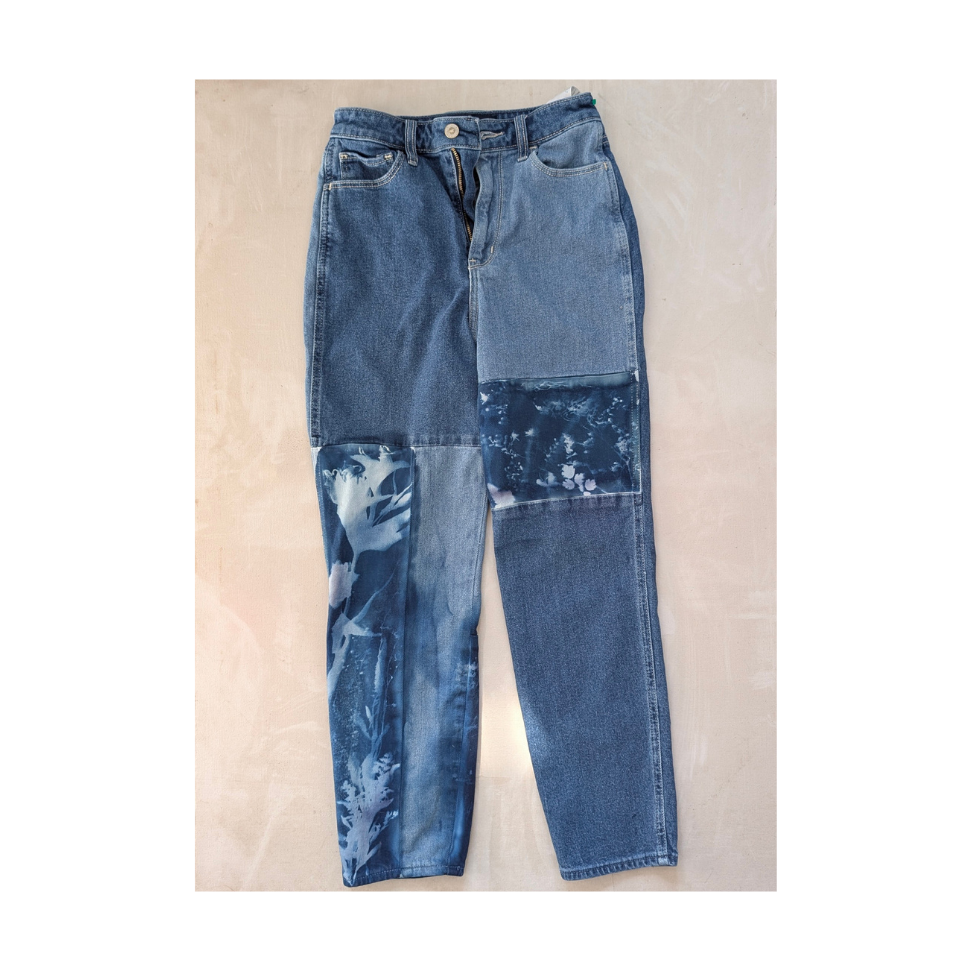 Cyanotype Patch Pants | Size W25 L37