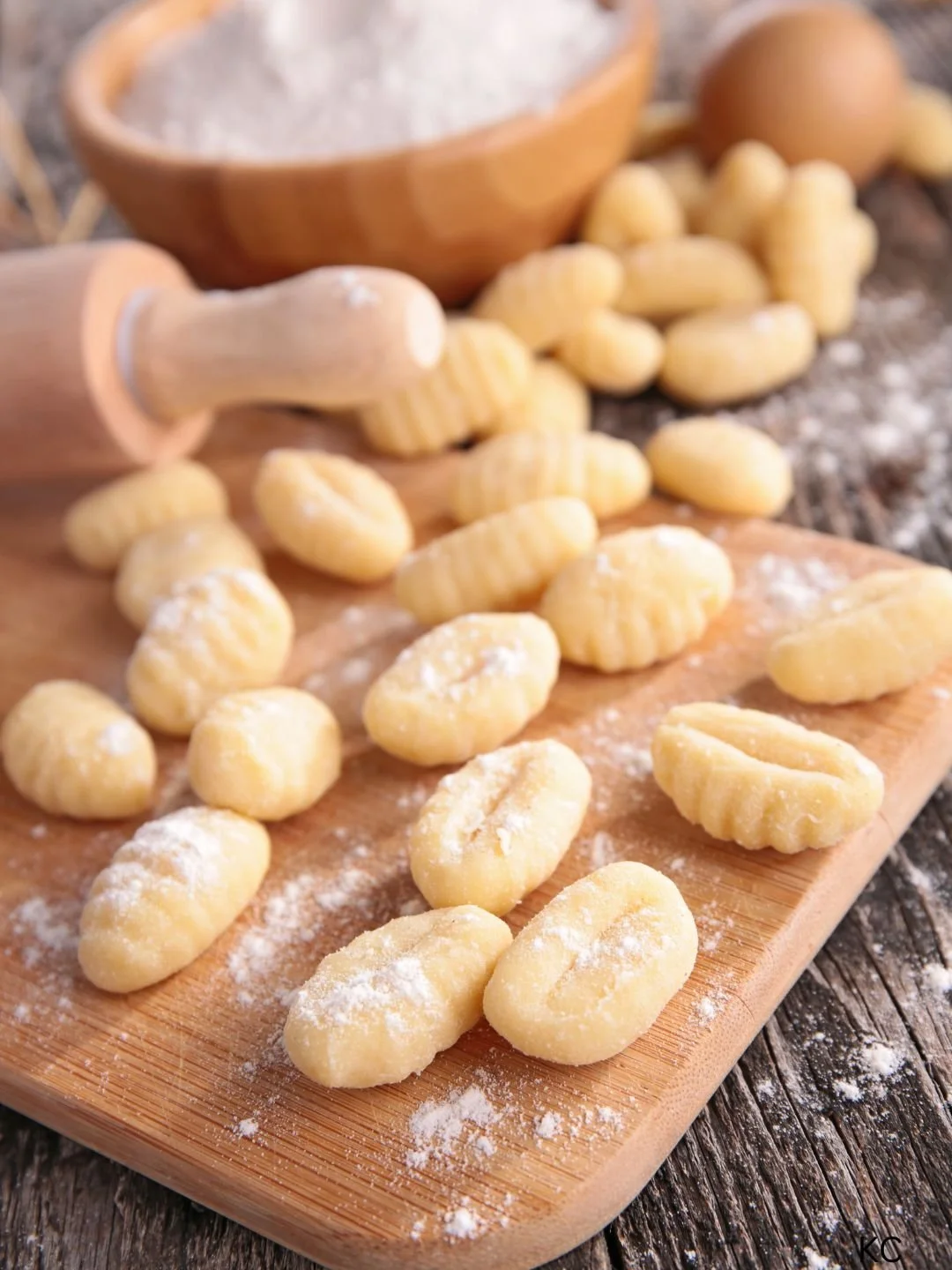 Homemade ricotta gnocchi