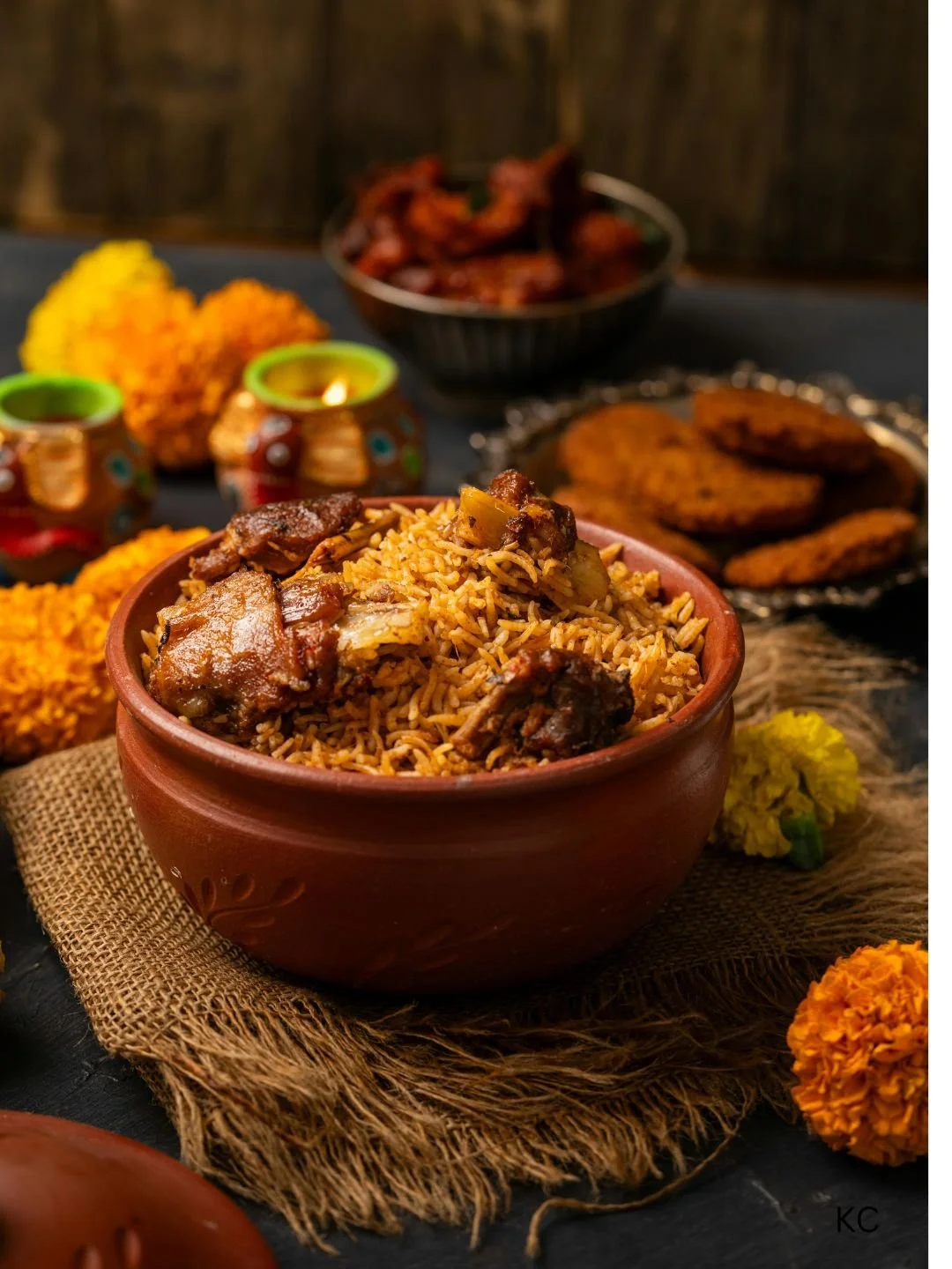 Moroccan Chicken Tagine with rice 