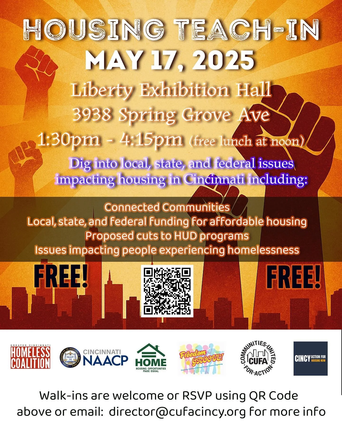 What’s really going on with housing in Cincinnati? π
Let’s dig in and take action.
Join us for a community-led session to unpack:
• The impact of Connected Communities zoning
• Affordable housing cuts at every level
•