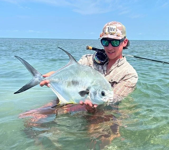 Permit are one of the most sought-after gamefish in the Florida Keys, known for their sharp eyesight, spooky nature, and powerful runs. Targeting permit on the flats of Islamorada is the ultimate challenge in saltwater fly fishing.