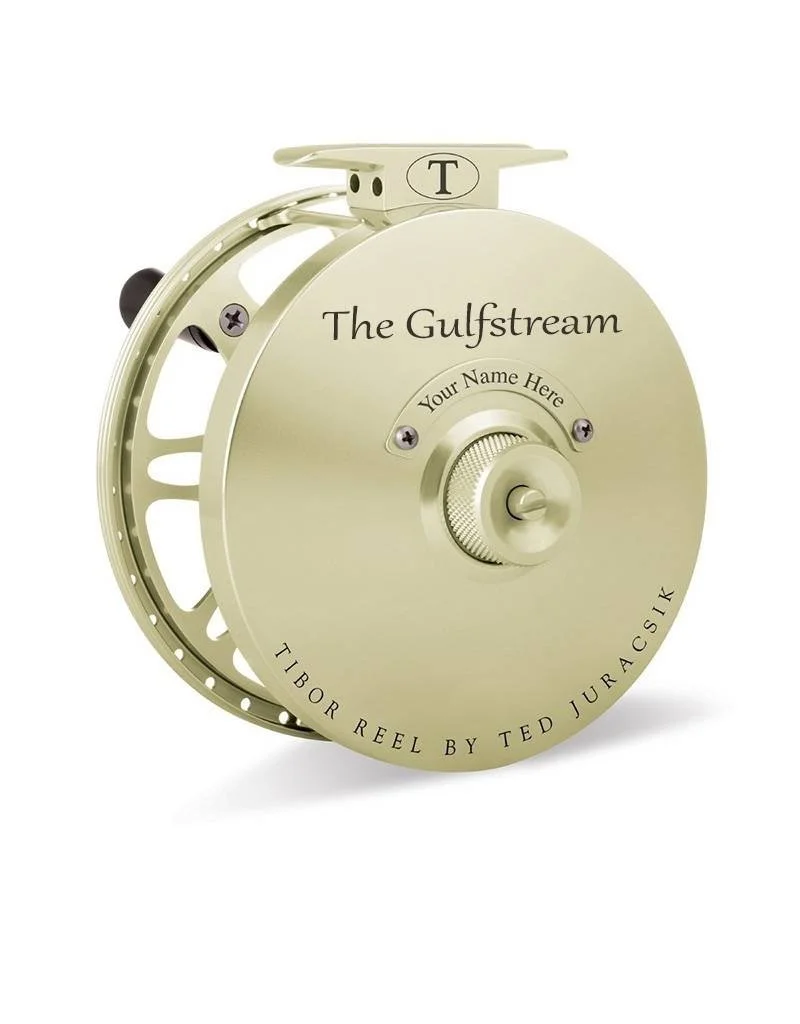 Tibor Gulfstream fly reel, trusted for saltwater tarpon fishing with unbeatable drag, strength, and reliability for landing giant tarpon.