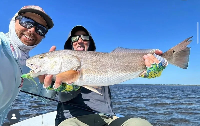 Redfish caught on fly fishing charter in Islamorada, Florida Keys. Expert guides target redfish, snook, tarpon, and bonefish in the backcountry flats.