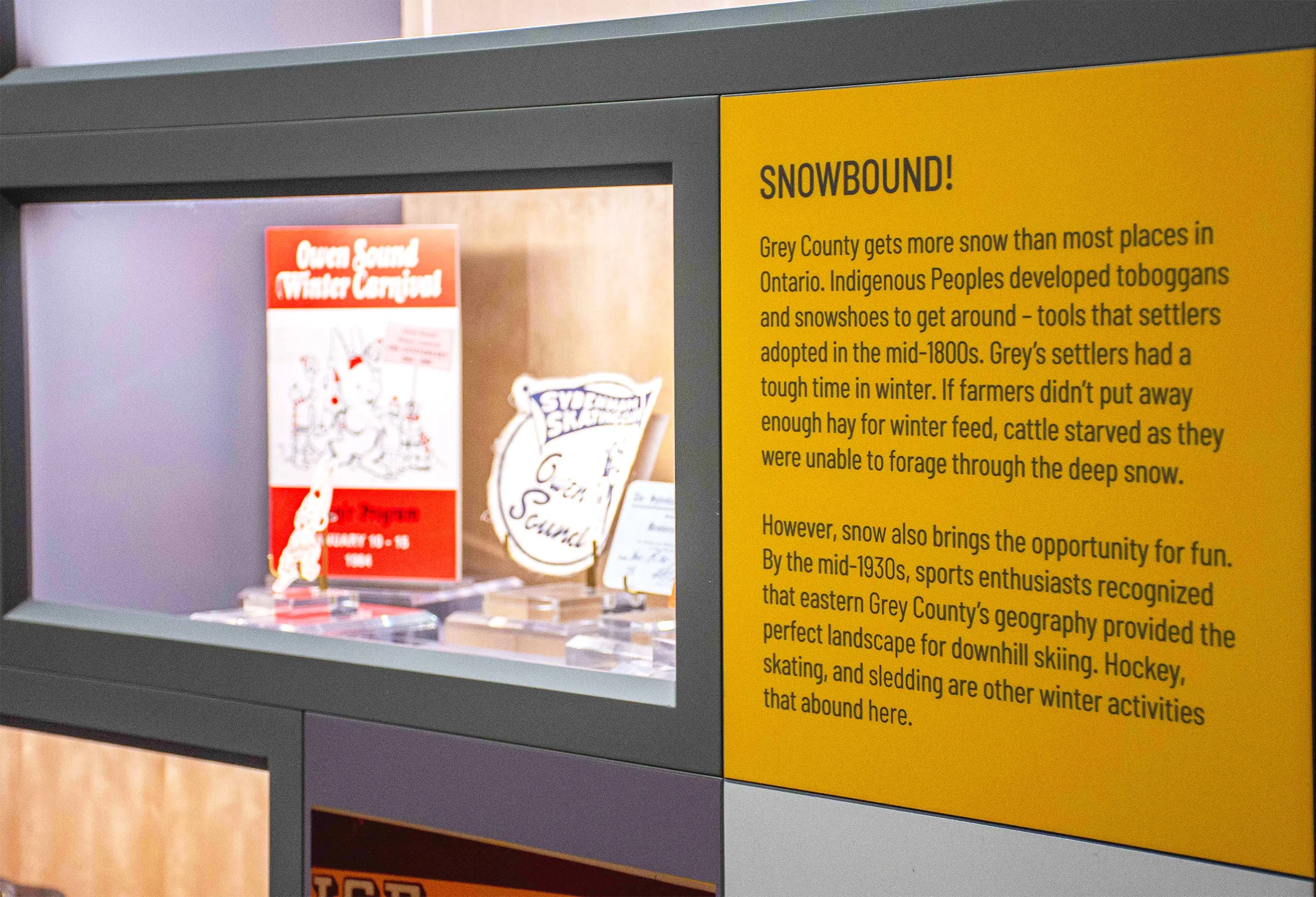 Grey County Gallery at the Grey Roots Museum and Archives.