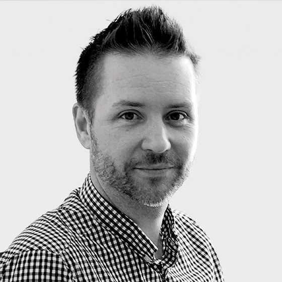 Photo en noir et blanc de Michael Plamondon.