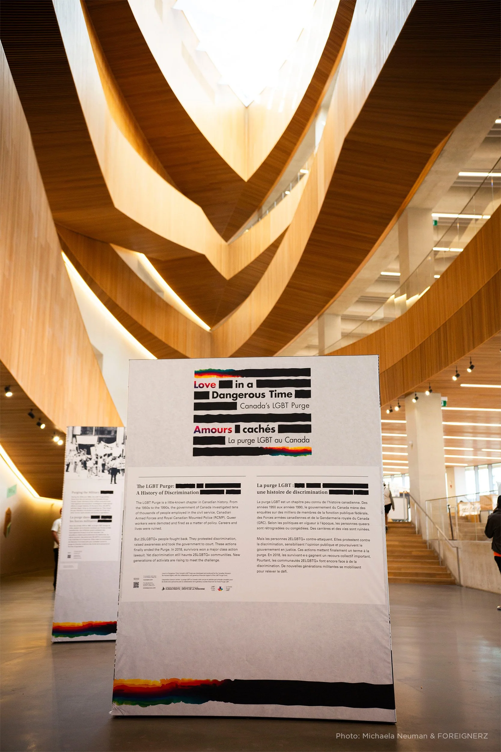 Love in a Dangerous Time (Pop‑Up Exhibit) 
Canadian Museum for Human Rights, 2025