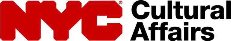 NYC Cultural Affairs logo with stylized red NYC letters and black text.