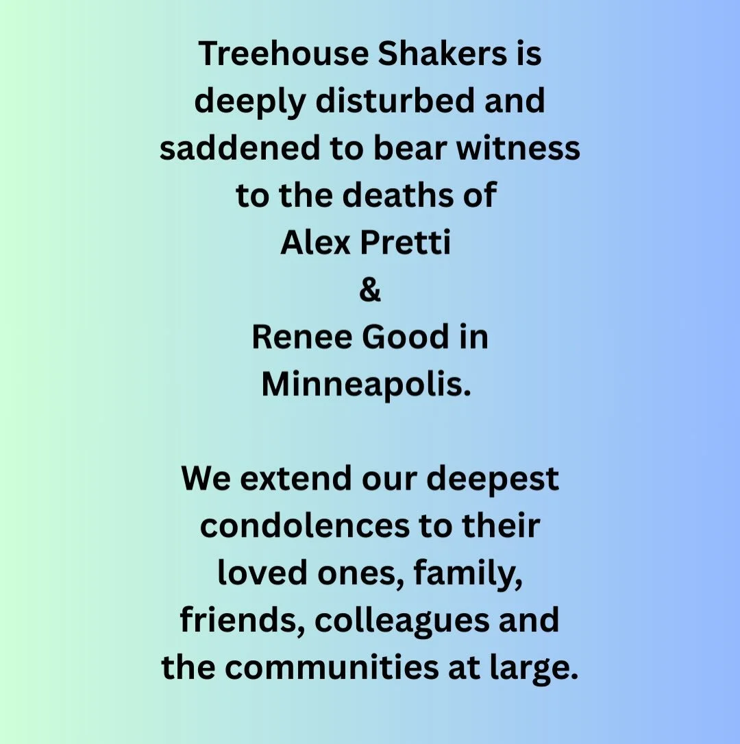 We cannot look away. Nor will we be silent in the face of such brutality against our communities. Please swipe through for @treehouseshakers full statement.

Our hearts are with all of the families, loved ones and communities who have been affected b