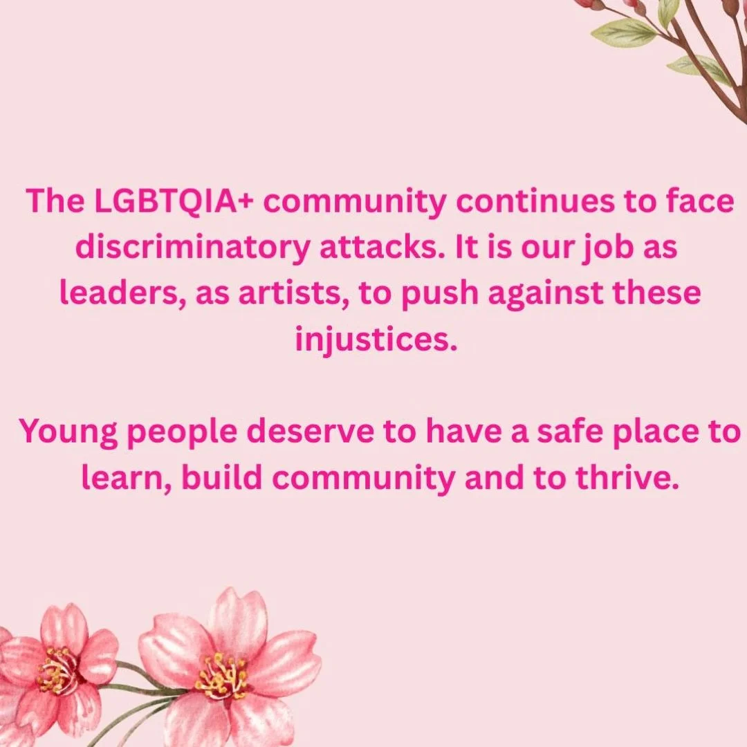 Every day @treehouseshakers is Pride 🏳️&zwj;🌈💕🏳️&zwj;🌈 We continue to stand up to injustices facing the LGBTQIA+ communities.

It is our job as artists, as leaders, as teachers, as humans, to push against these injustices. Branching OUT are @tre