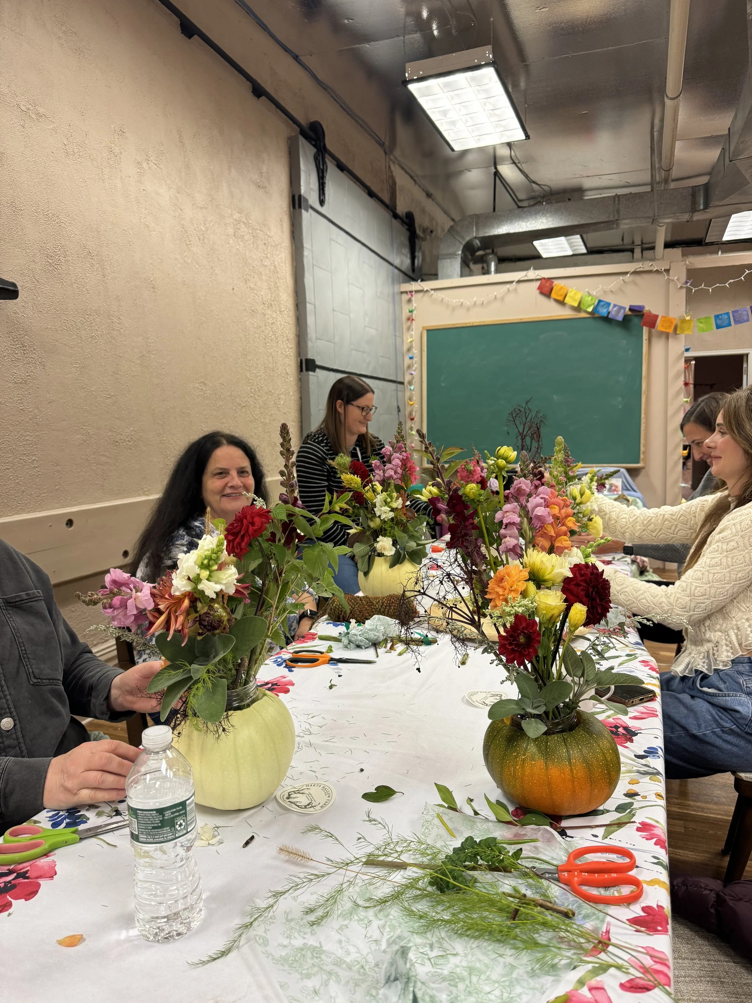 harts hallow farm floral design class