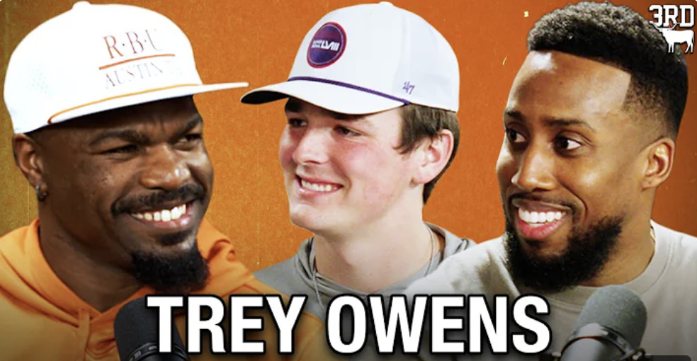 Trey owens joins 3rd &amp; longhorn podcast