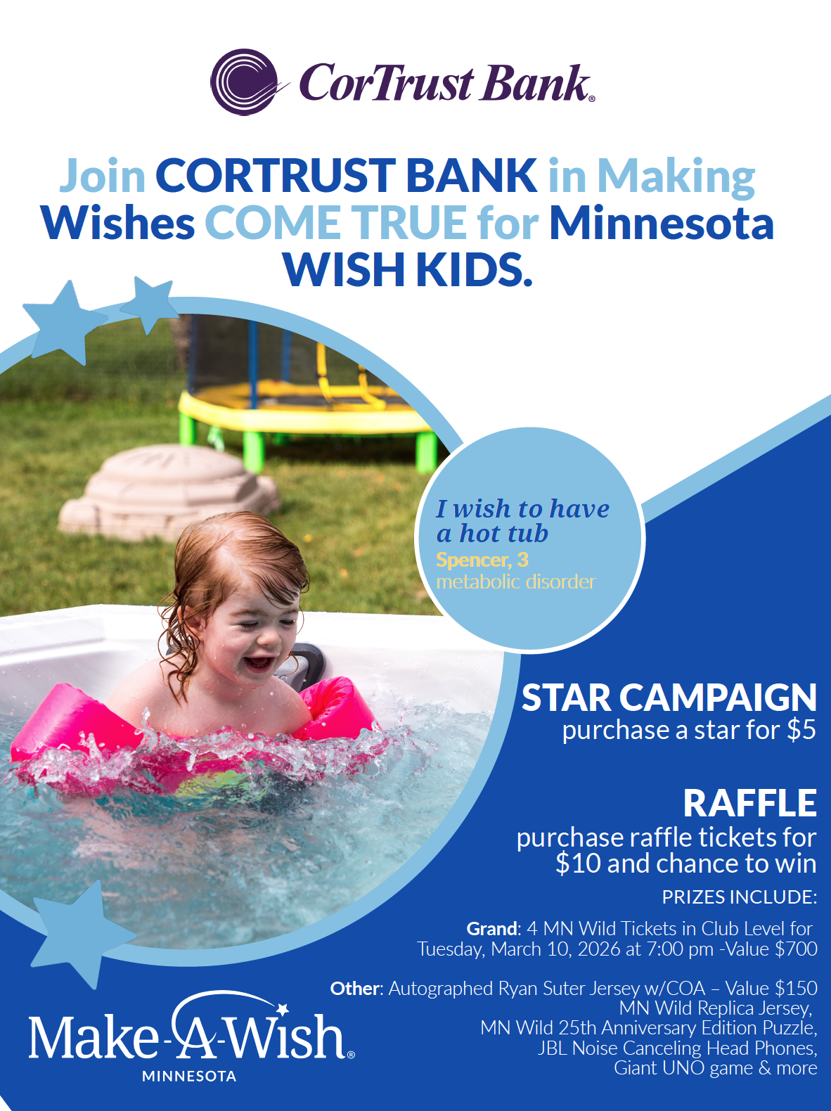 LAST DAY of the CorTrust Bank Make-a-Wish Star Campaign