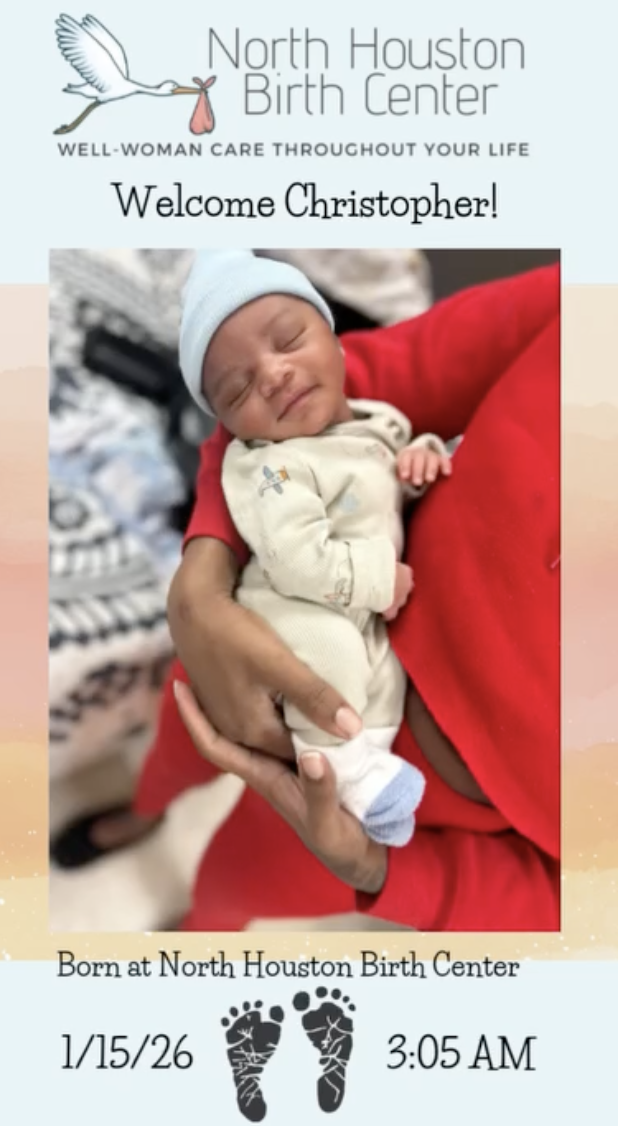 Welcome Baby Christopher! :) 