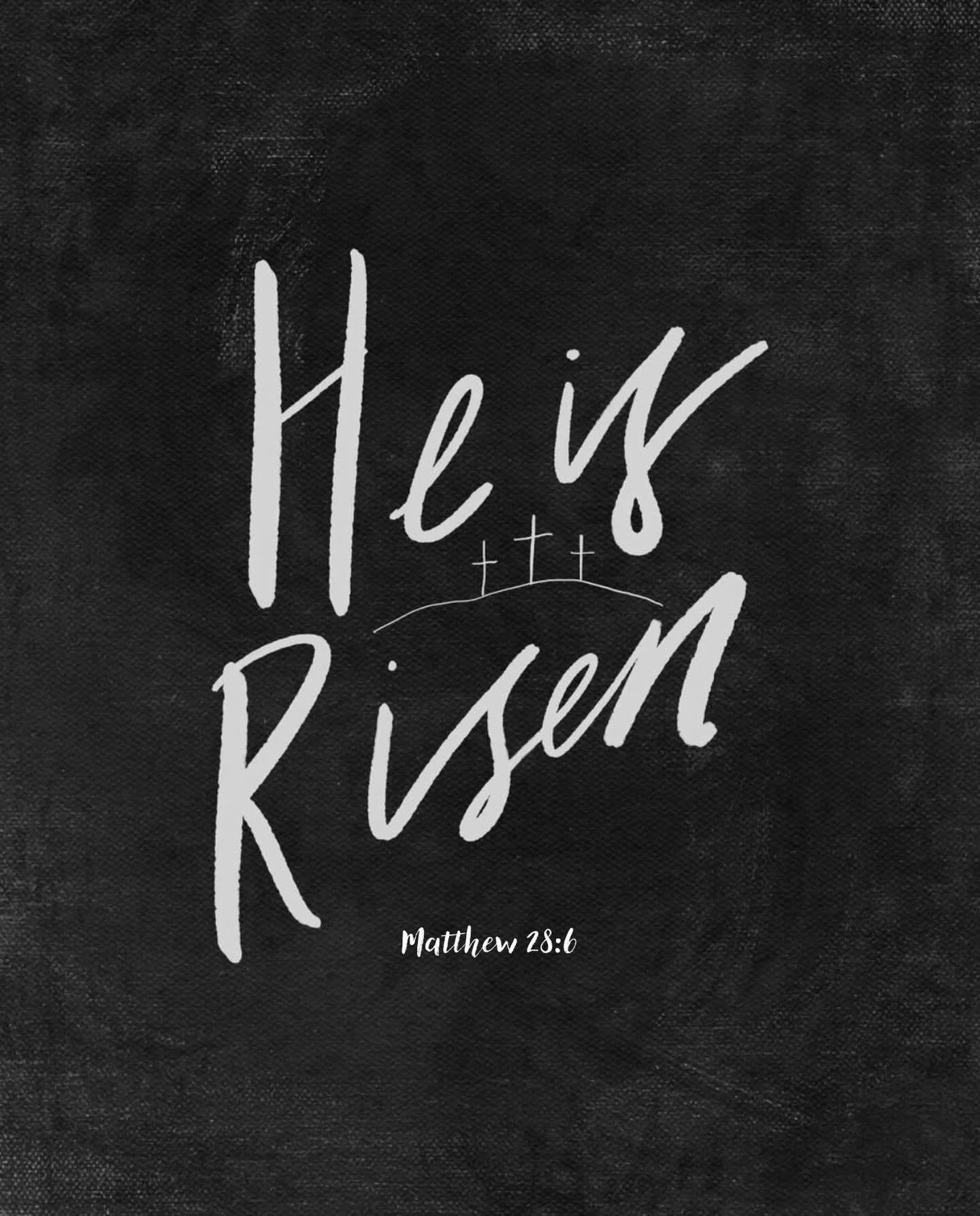 HE IS RISEN, just as He said!

Because the tomb is empty, we have hope, joy, and a promise fulfilled.

Wishing you a happy Easter from our family to yours.