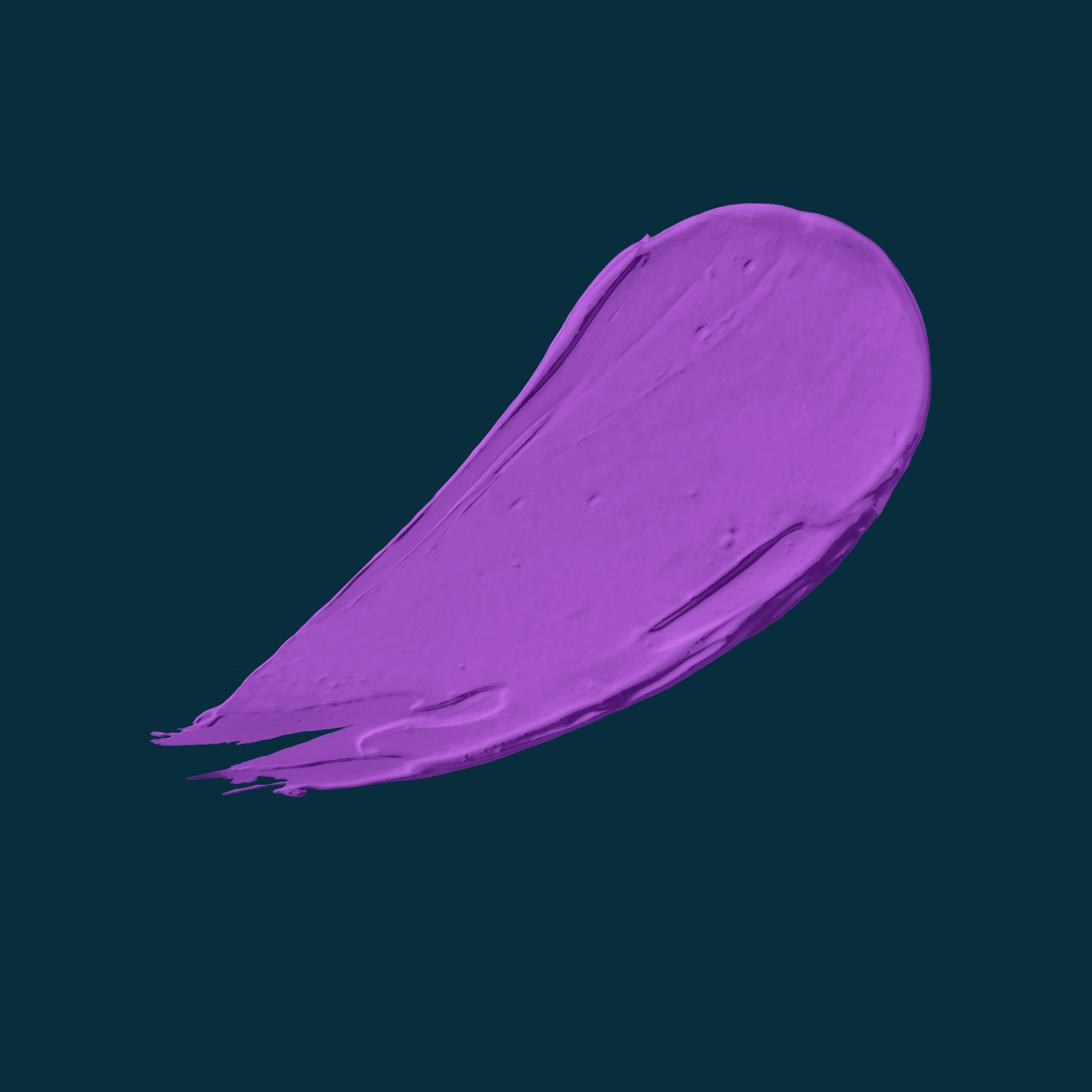 Purple paint stroke on dark background.