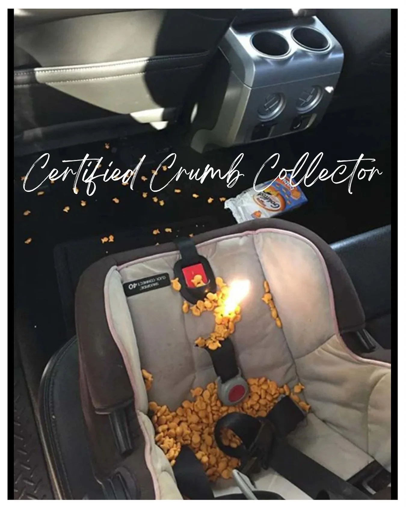 Raise your hand if your child&rsquo;s car seat is basically a snack crumb collector. 🙌🏻👋🏻🙋🏼&zwj;♀️

Crushed goldfish, sticky fruit snacks, a random french fry from who knows when&hellip; we&rsquo;ve all been there. 

Good news? You don&rsquo;t 