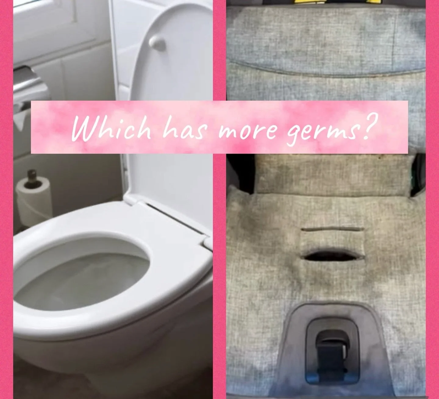 Did you know your baby&rsquo;s car seat may have MORE germs than a toilet? A study found over 100 germs per cm - twice as many as your toilet seat. 
Yikes! 
Let&rsquo;s deep clean that mess and bring back peace of mind. 

#tinydetailsclean #planotx #