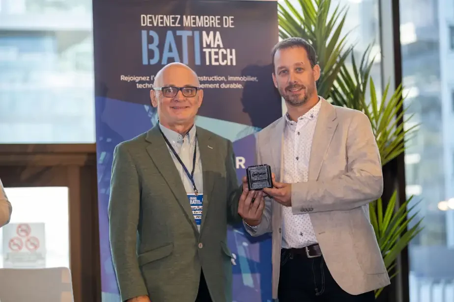 Estim.ai remporte le prix JBC Média au PitchTech au Grand Batimatech