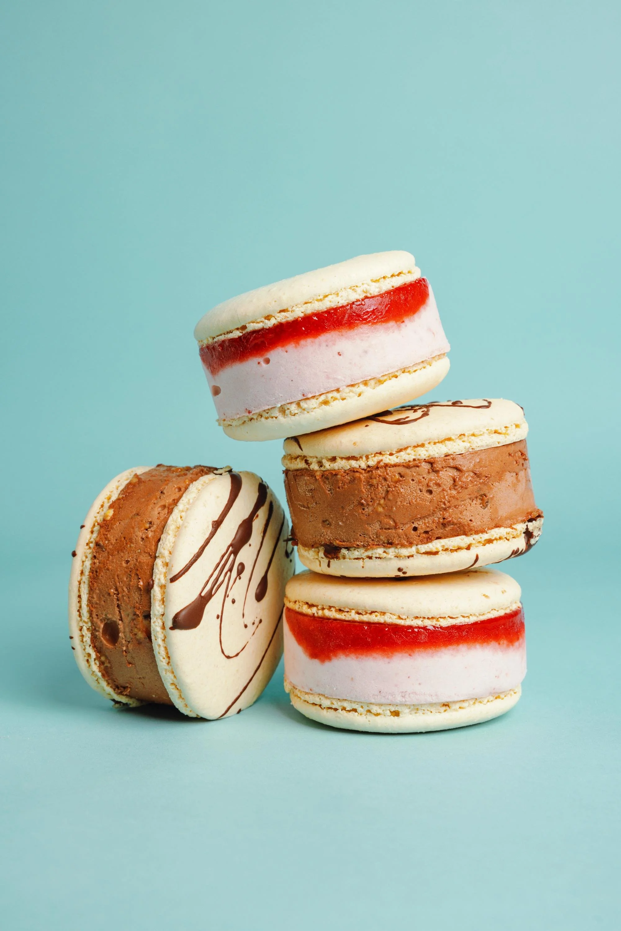 Macaron Ice Cream Sandwiche