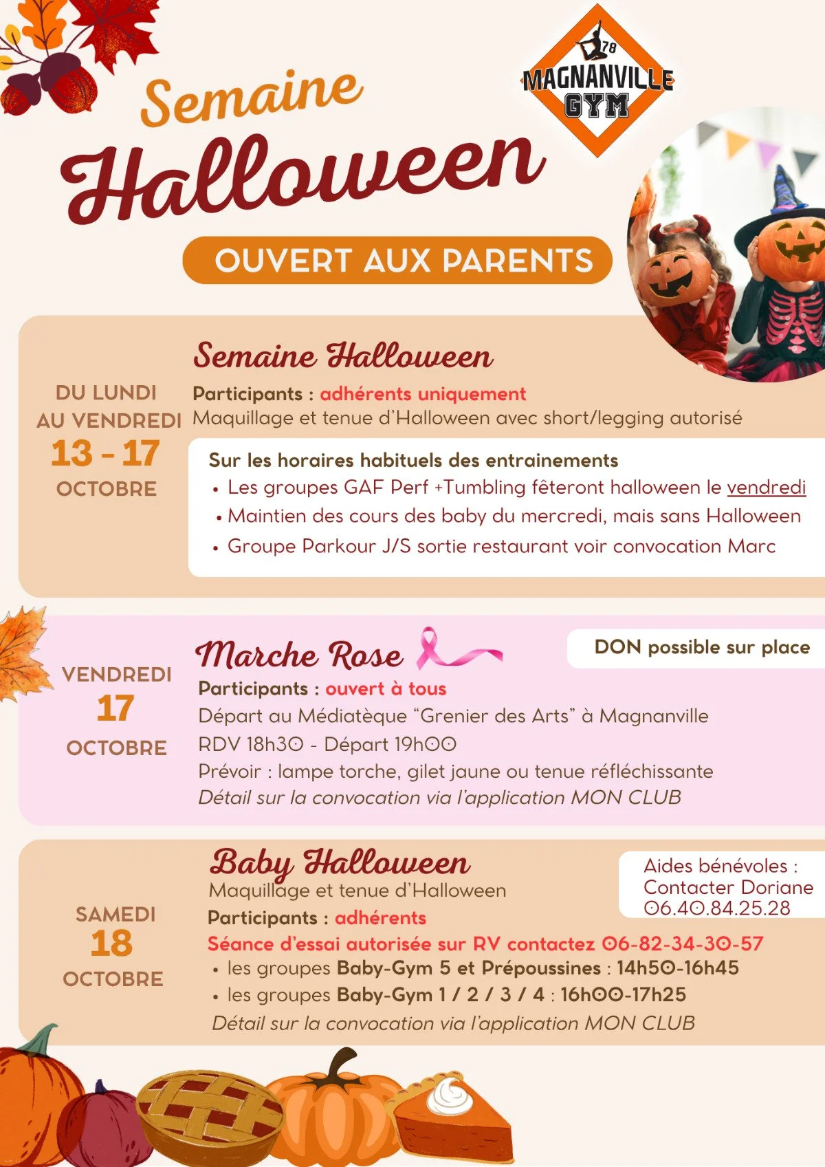 SEMAINE D'ANIMATION HALLOWEEN MGA 2025