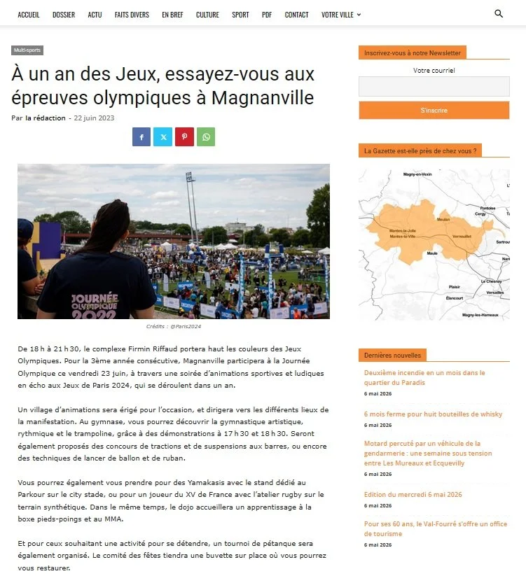 EPREUVES OLYMPIQUES - 23/06/23